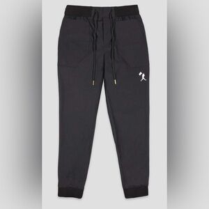 Baseballism Ace Joggers - Men's Black Joggers with Logo Detail inseam 29 size S